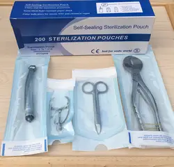 Одноразовые самозапечатываемые пакеты для стерилизации Сумки 6 размеров медицинские сумки 200 шт./кор