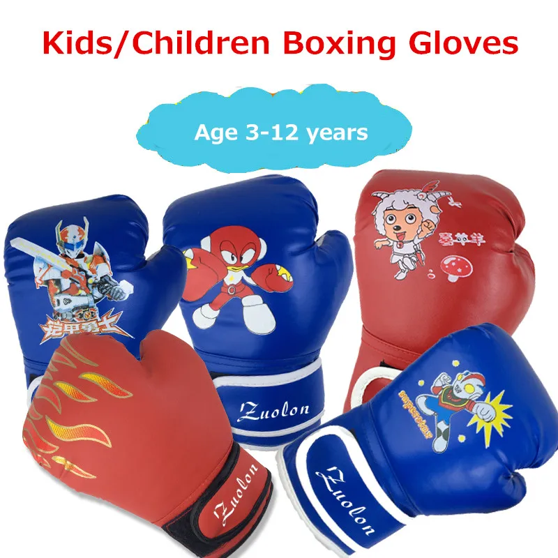 

1 Pair Kids Children Kickboxing Kick Box Training Punching Sports Fighting Golves Boxing Glove Hand Protector