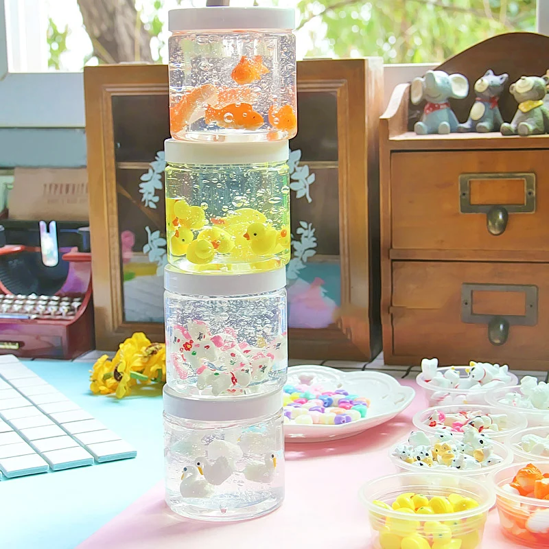 10 шт. миниатюрный Diy полимерный кролик Kitty медведь животное кристалл