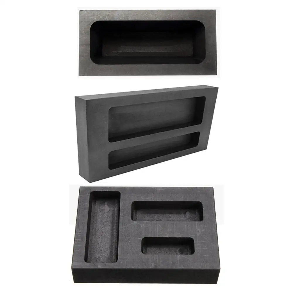 High Density Crucible Purity Graphite Silver Melt Mold Melting Gold Tank | Дом и сад