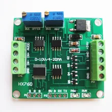 Усилитель тензодатчика 4-20ma нагрузки ячеечный передатчик 0-10В вес линейный преобразователь