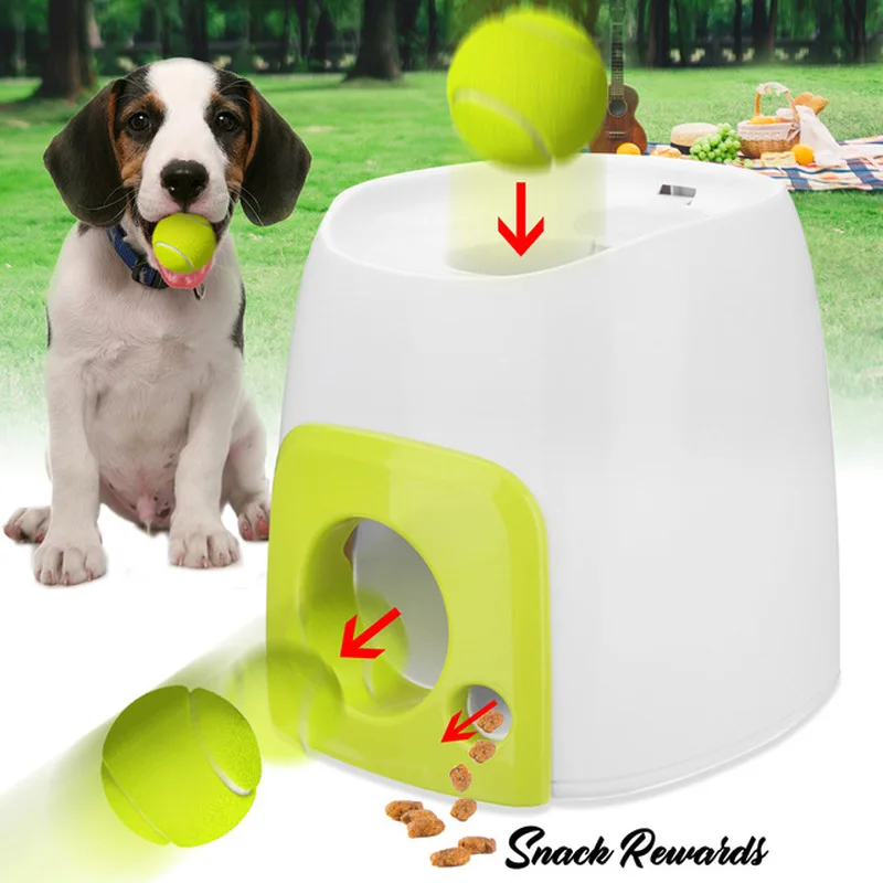 Игрушка для домашних собак, автоматический интерактивный мяч, пусковая установка, теннисный мяч, выкатывается машина, запуск, извлечение мячей, инструмент для тренировки собак