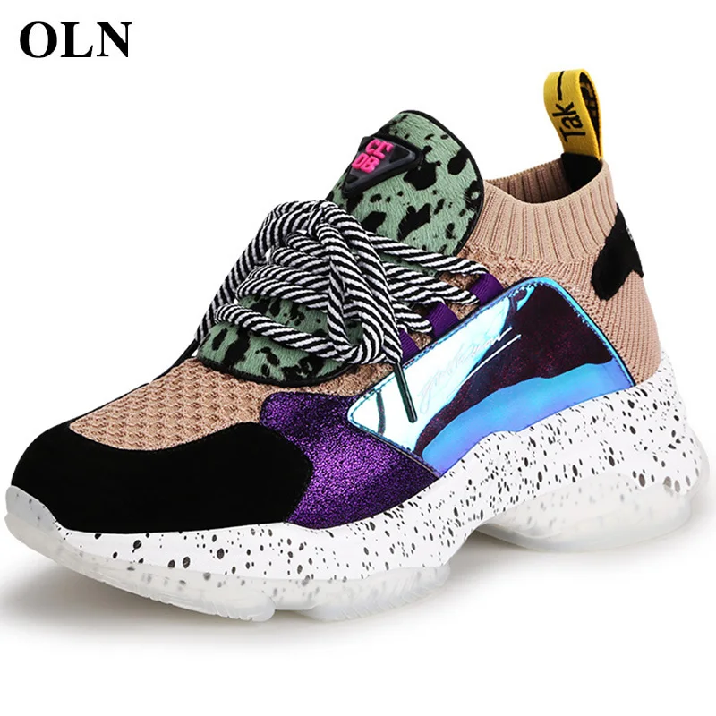

OLN Woman Brand Outdoor Athletic Comfortably Running Shoes Outdoor Jogging Sport Shoes For Women Breathable Womens Sneakers