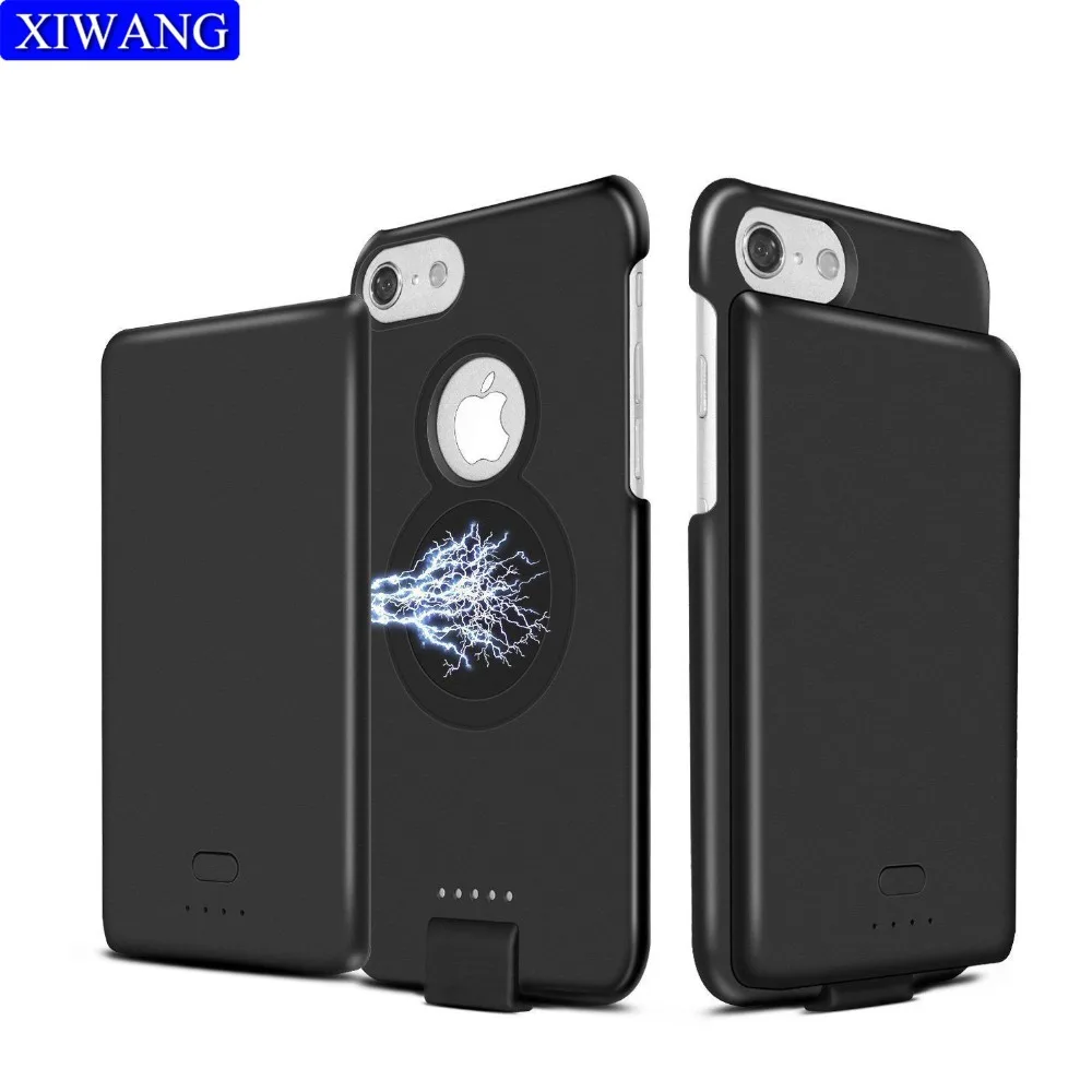 PowerBank Wireless Charging Case For iphone X 5000mAh Battery