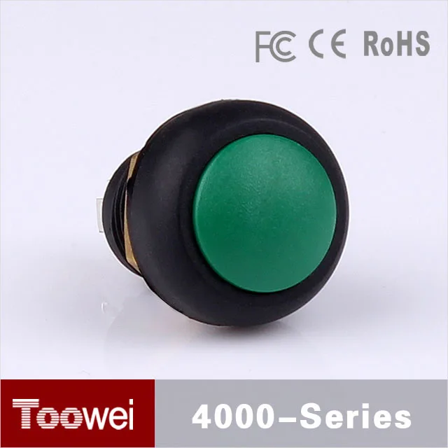 

Toowei waterproof push button micro switch 12mm mini White waterproof pushbutton switch for electrical control system