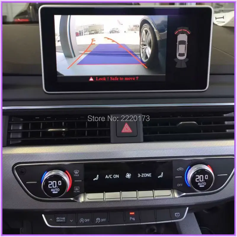 

CCD Rear Camera as A Gift ! CAN BUS Video Interface For AUDI A4 2017 with PAS + PDC