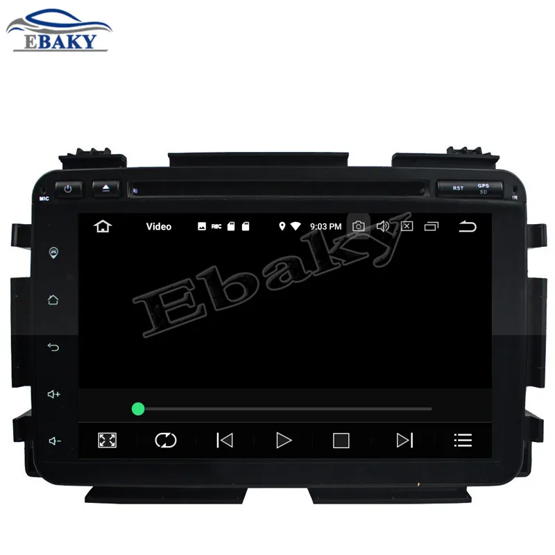 Sale NaviTopia 8inch 4GB RAM 64GB ROM Octa Core Android 9.0 Car DVD Player For Honda HRV 2015 VEZEL 2015/GPS 16