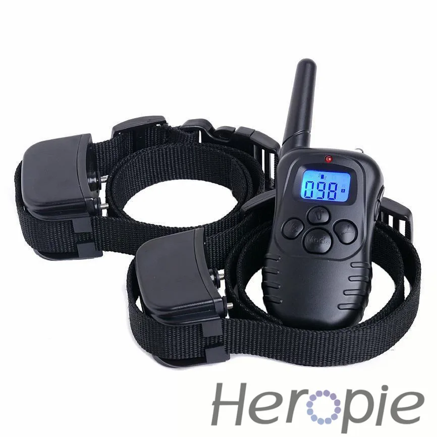 Electronic-Dog-Collar-Remote-Control-Anti-Bark-Dog-Shock-Training-Collar-With-Blue-LCD-Display-Electronic (2)