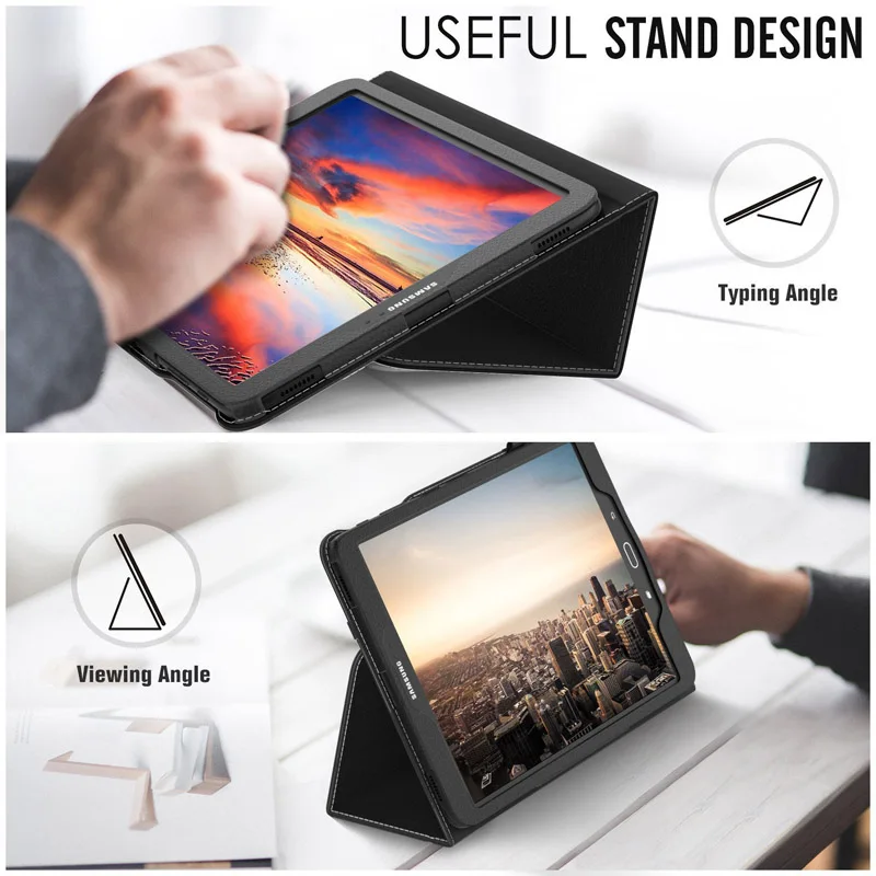 CucKooDo 30 шт./лот тонкий складной чехол для Samsung Galaxy Tab S3 9 7 дюймов Android 0 2017 версия