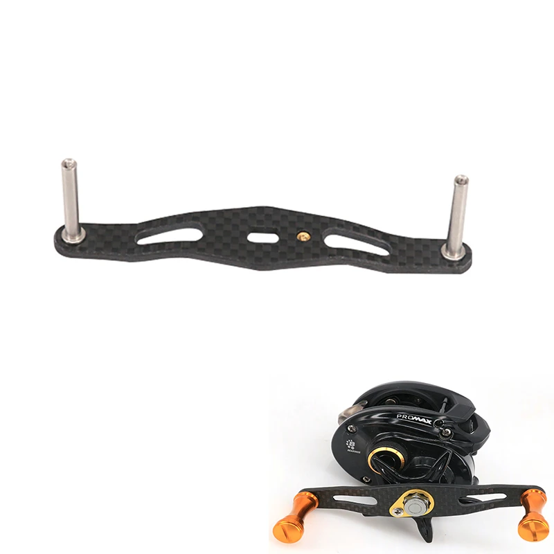 

DIY carp Fishing Reels Accessories Kits Lure Baitcasting Wheel 95mm Handle Carbon Rocker Arm For Abu/Shimano/Daiwa garcia pesca