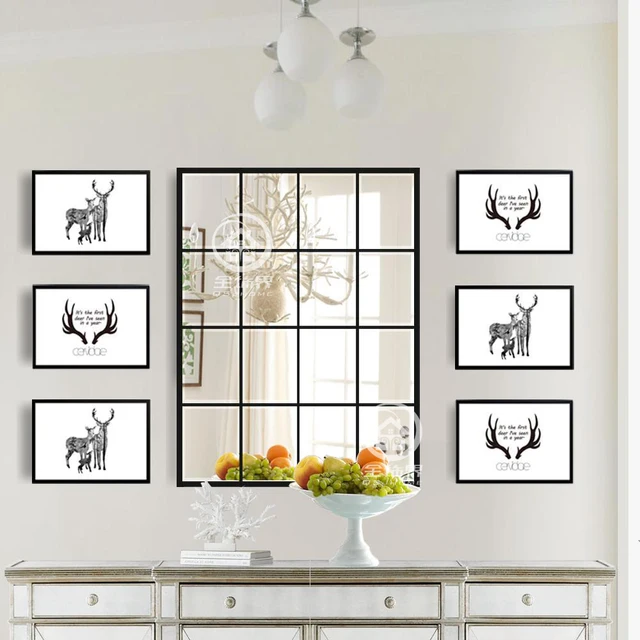 metal frame espejo borde biselado espejo de la pared panel decorativo espejo - Panel Decorativo Pared metal frame espejo borde biselado espejo de la pared panel decorativo espejo - Panel Decorativo Pared