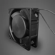 Высокообъемная индустрия компактная малая трубка лопасти осевые вентиляторы переменного тока 90*90*25