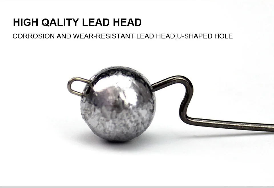 Ходить Рыбы 5 шт./лот открытые Lead Jig Head 3,5g 5g 7 г, 10 г, крючок с зазубринами мягкие приманки отсадочные червь Шад рыболовный крючок крючки PESCA Рыбная ловля карпа