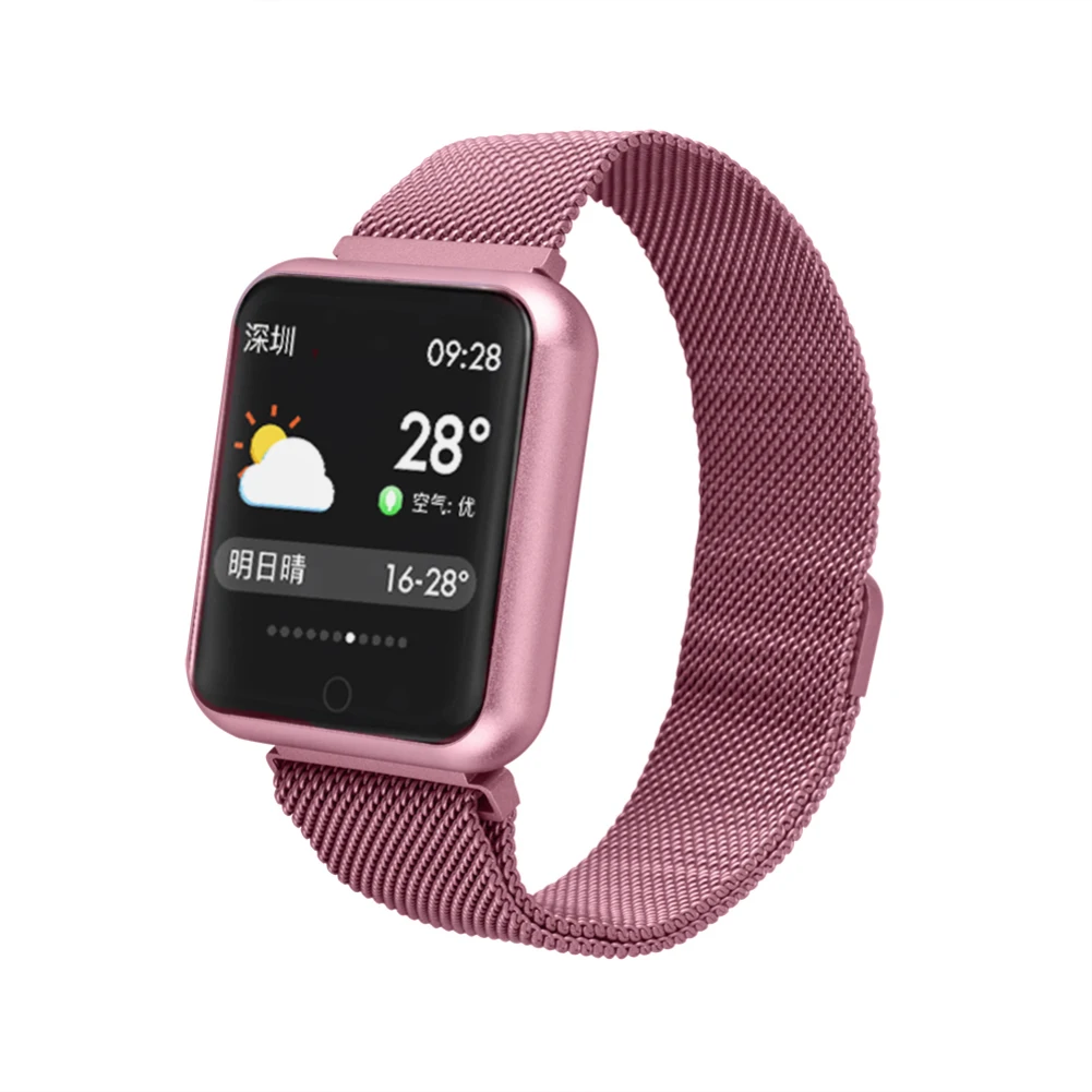 Женские спортивные умные часы светодиодный светодиодные водостойкие умные часы пульсометр кровяное давление шагомер часы для iOS Android