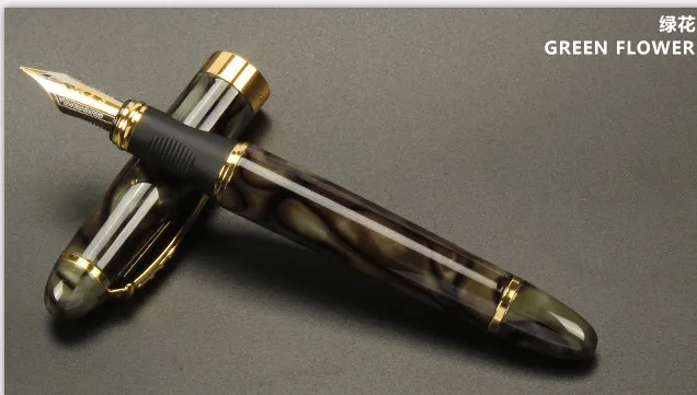 Роскошный Jinhao X450 чернильные ручки металлические canetas канцелярские принадлежности для офиса школьные принадлежности поршневой Конвертор Подарочная авторучка коробка - Цвет: Y