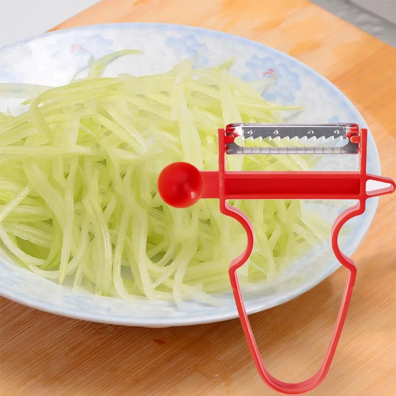 3 шт./компл. 3-в-1 очистители овощей и фруктов Slicer измельчитель, ножи для очистки от Sharp рукоять лезвием нож для нарезания соломкой инструменты Кухня обеденный бар