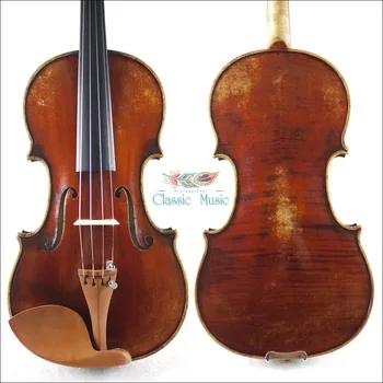 

Professional Workshop Violin,Handmade, No.1495. Russian Spruce wood, Nice Warm Sound, Top Antique Hand Oil Varnish,