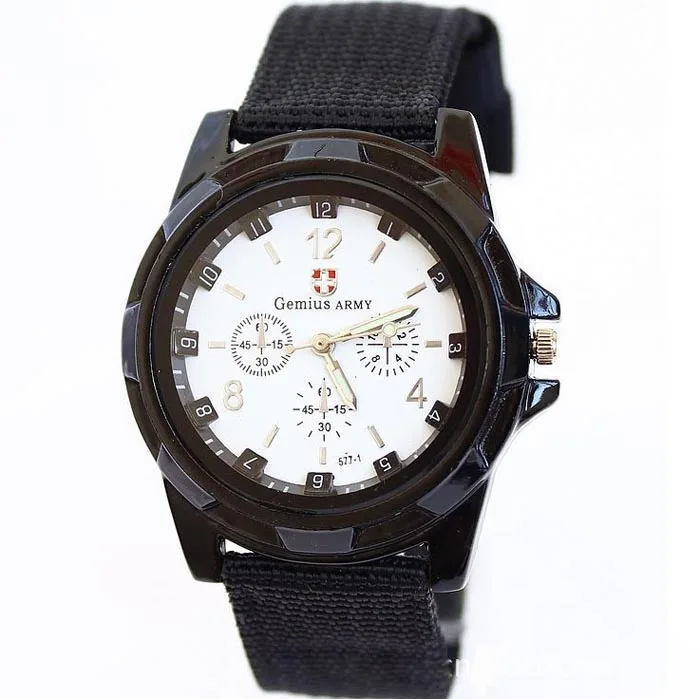Мужские часы Gemius Army Racing Force, военные спортивные мужские армейские часы с тканевым ремешком, брендовые Роскошные мужские часы relogio#30 - Цвет: D