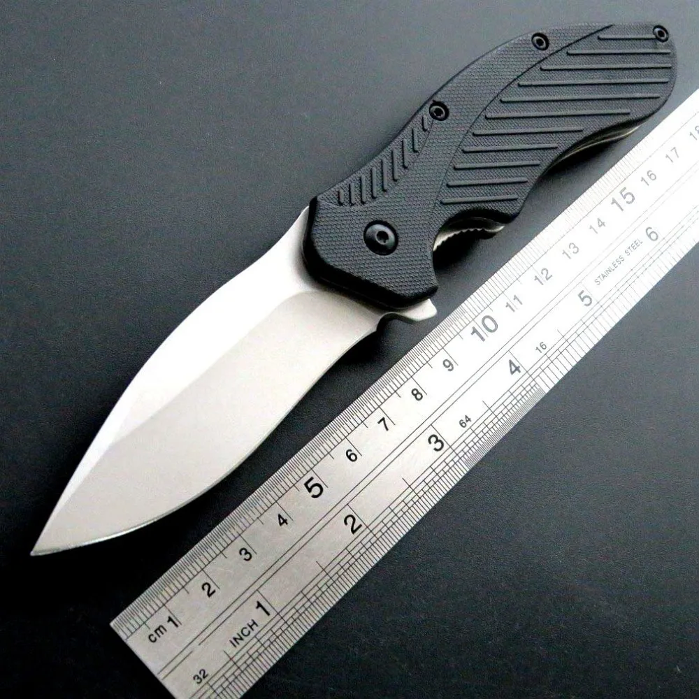 

Eafengrow New Folding Blade Knife 1605 8Cr13Mov Blade Steel Glass Fiber Handle Hunting Survival Knives Tools