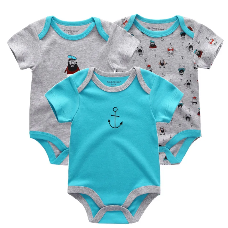 nieuwe pasgeboren babykleding zomer комбинезон 3-delige Комплект трусов vrouwelijke Детская Пижама en babykleertjes комплект - Цвет: BDS3044