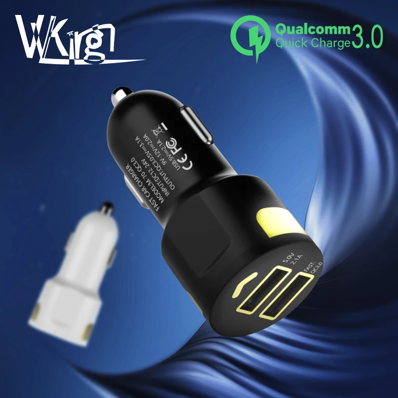 Автомобильное зарядное устройство VVKing Quick Charge 3 0 для Samsung HuaWei Xiaomi iphone ipad с двойным