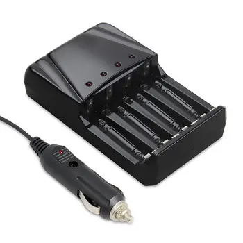 

icv 1.2V AA AAA Ni-MH Ni-Cd Battery Fast Charger Quick Charge with EU US UK AU AC Adapter and Car Power Cord