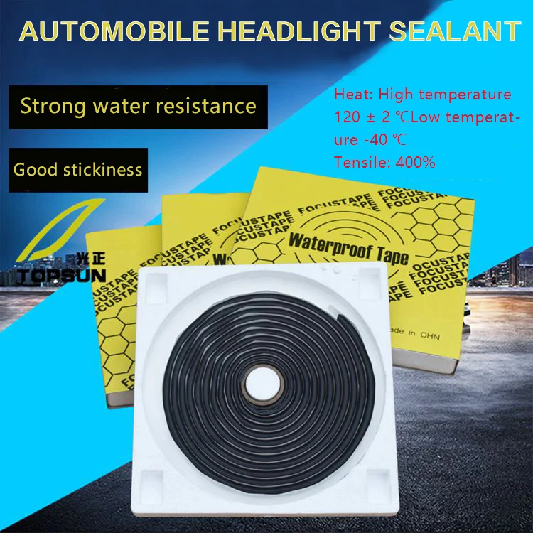 1Pc Car external headlight shell Water proof Tape HID Halogen LED