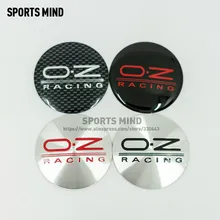 4 Pçs/lote 65 MILÍMETROS OZ Racing Car Roda Centro Cap Hub Adesivo de Carro Emblema Logotipo Do Emblema do decalque car styling acessórios