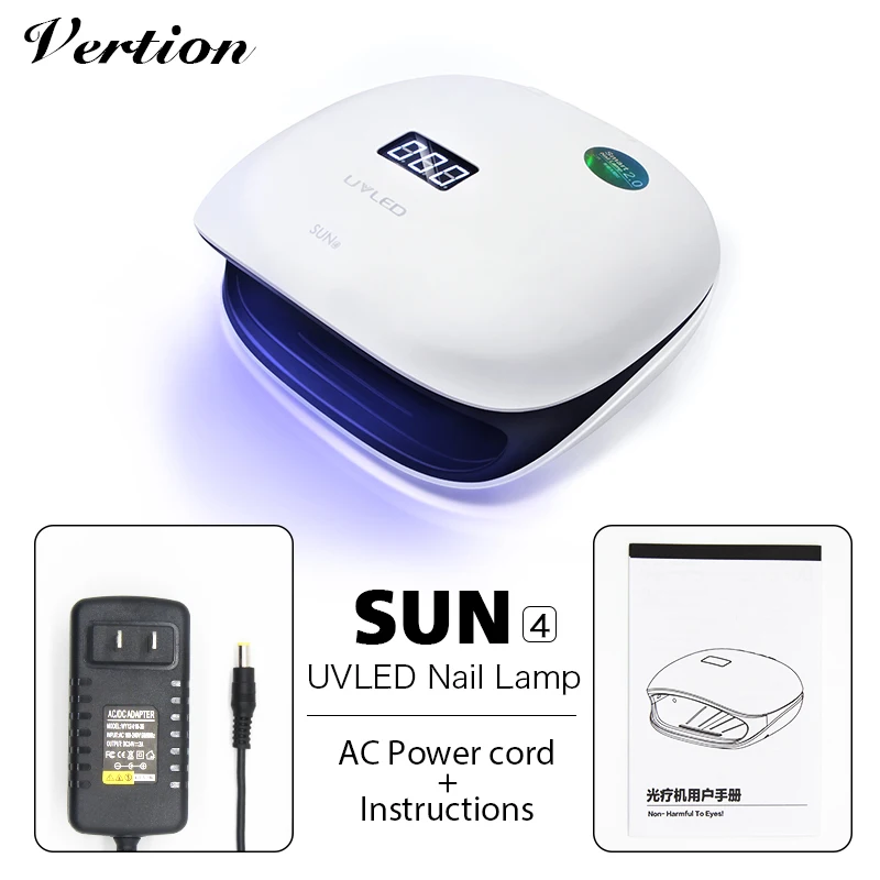 

Verntion Professional Uv LED Lamp Nail Dryer Wireless Led Display Nail Lamp Manicure Nail Tools Uv Light for Gel Nails