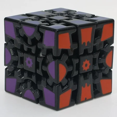 Gear style, магический куб, 3x3x3, OPP упаковка, профессиональный магический куб, скоростная головоломка, куб, развивающие игрушки для детей или взрослых - Цвет: 3X3X3