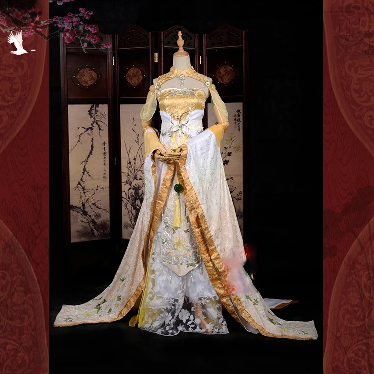 Kang Jin Long Limited, комплект из 2 предметов, серия «Чудо Никки», костюм принцессы, Hanfu, костюм для сцены или костюмированной вечеринки, Женский костюм для косплея, Hanfu