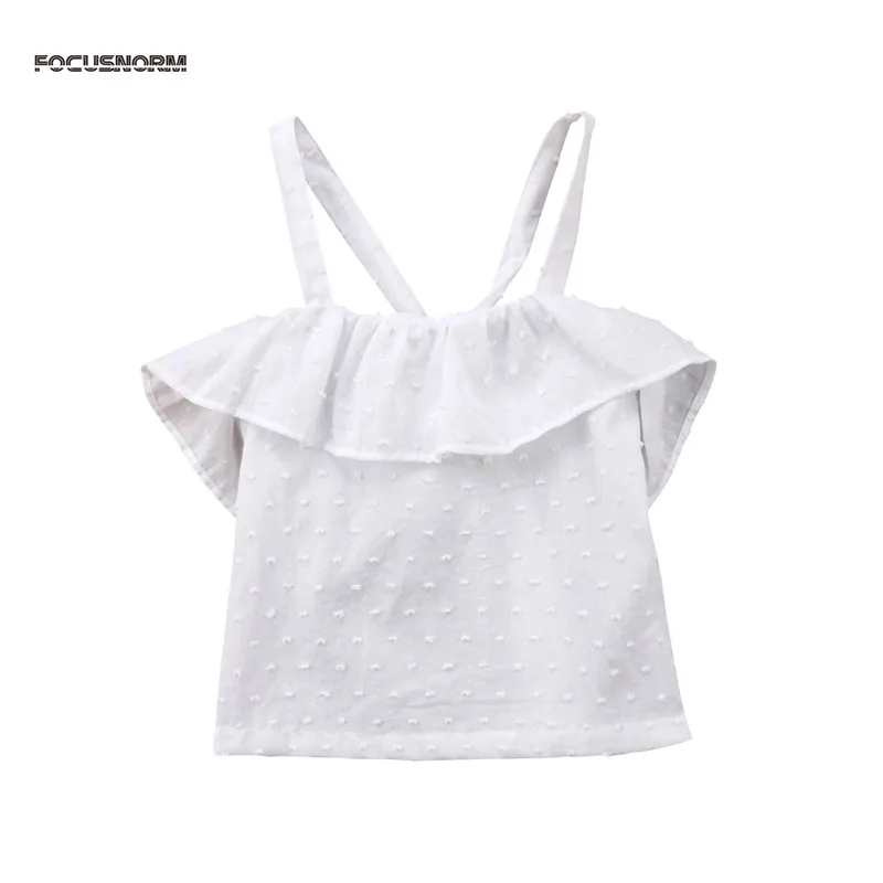 Summer Infant Newborn Baby Girls Sleeveless Shirts T shirts Tops Children Clothing 0 24Min Tees
