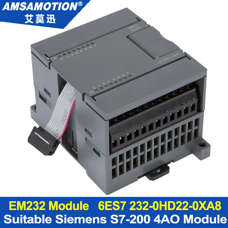 EM232 4AO Extension Module Apply to Siemens S7-200 PLC 4 Output Analog Module 6ES7 232-0HD22-0XA8 EM232 4AO Extension Module Apply to Siemens S7-200 PLC 4 Output Analog Module 6ES7 232-0HD22-0XA8