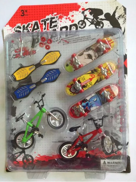 Мини пальчиковые игрушки пакеты скейтборд на палец велосипед пластиковые детские игрушки, детские подарки забавная игрушка гриф