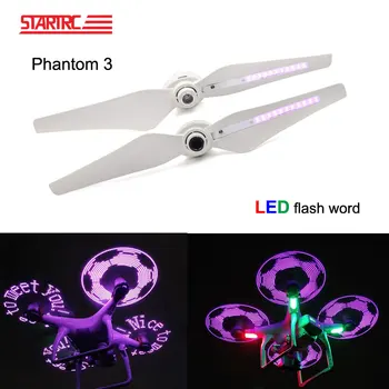 

STARTRC DJI Phantom 3 pro Drone LED Flash Word For DJI Phantom 3 Pro drone Propellers USB Charger Rechargeable blades