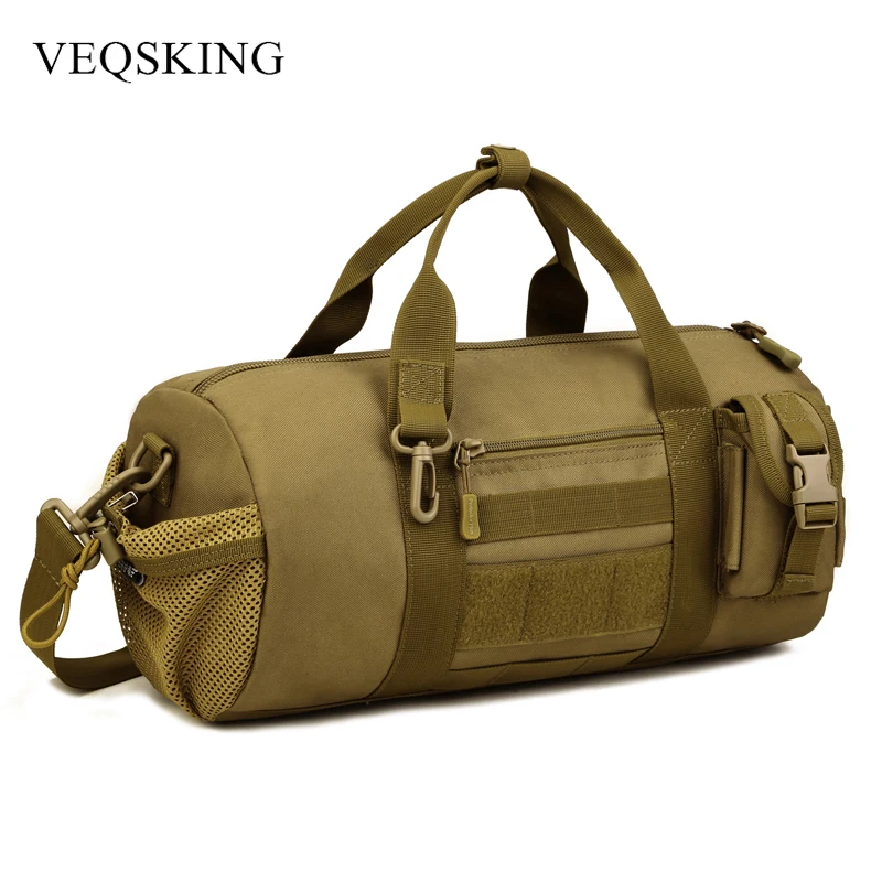 

Outdoor Large Capacity Sport Bag Men Tactical Hiking Shoulder Bag Waterproof Nylon Military Travel Climbing Hand Bag 3 Colors