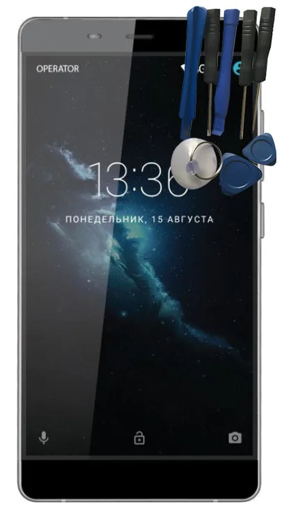 

BINYEAE For Ginzzu S5050 LCD Display With Touch Screen Digitizer Assembly Replacement