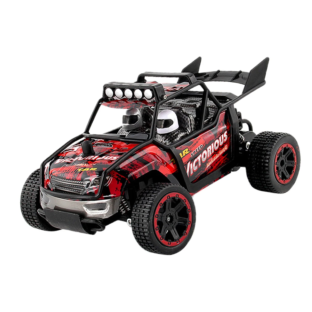  1/18 RC Drift Car 4WD 30KM/H Racing Off-Road Vehicle Monster Truck Crawlers Toy Remote Control Climbing Car Red Rechargeable