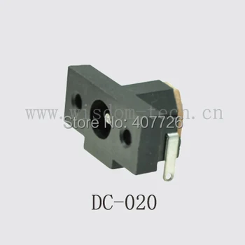 

Free shipping 10pcs/lot DC020 DC connector pin2.0/2.5*O.D.5.5 plug power jack DIP 3pin PCB mounting