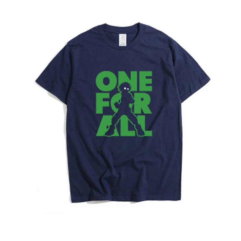 Cosroad Boku No My Hero Academia Midoriya Izuku One for All T Shirt Men Cotton Summer T-shirts1 (3)