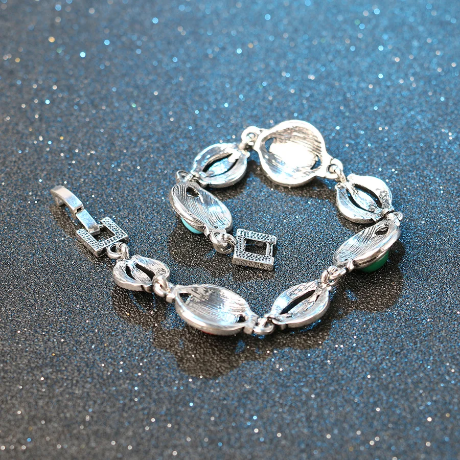 Браслет манжета женский из сплава с овальными линиями арбуза|cuff bracelets|cuff bracelets for