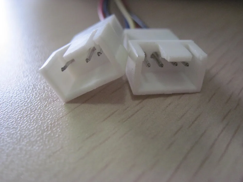 10 шт. Новый 4 контактный разъем для 2 штекеров (3pin + 4pin) охлаждающий вентилятор