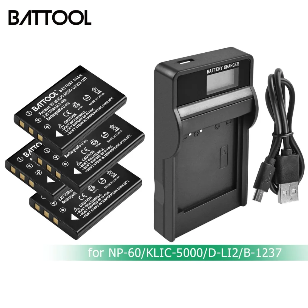BATTOO NP 60 FNP60 NP60 аккумулятор + ЖК зарядное устройство для Fujifilm F50I F501 F401 SLB 1137 1037 CNP 30 K5000