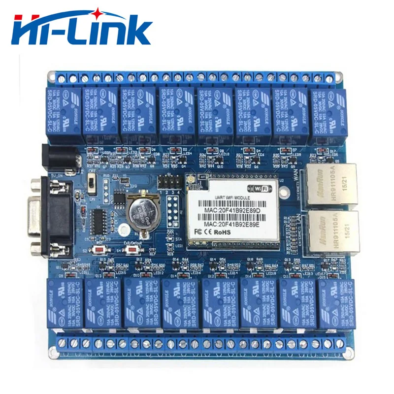  WiFi relay module with p2p function 16 channel relay with free androidPC software