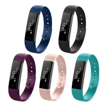 ID 115 Smart Bracelet FitnessTracker StepCounter Bluetooth 4.0 Alarm Clock VibrationWristband Watchfor IOS Android PK i6 pro