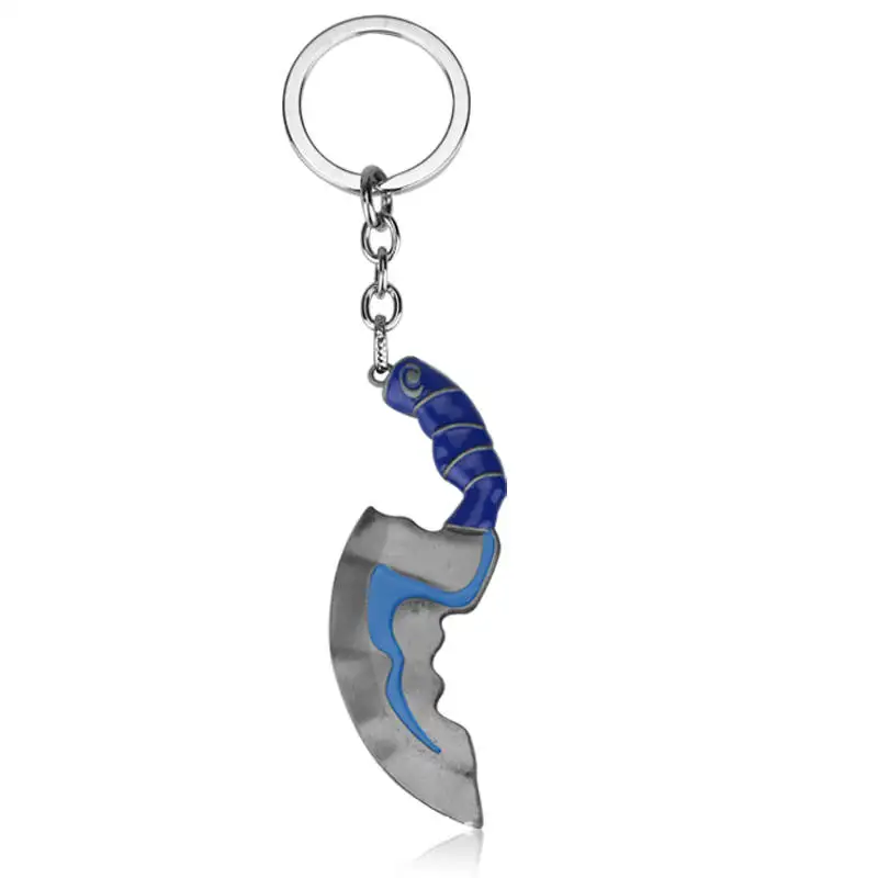 Большой стиль игра Dota 2 брелок открывалка для бутылок Pudge's Meat Hook оружие Модель Porte Clef кольцо для ключей кулон ювелирные изделия для мужчин подарок