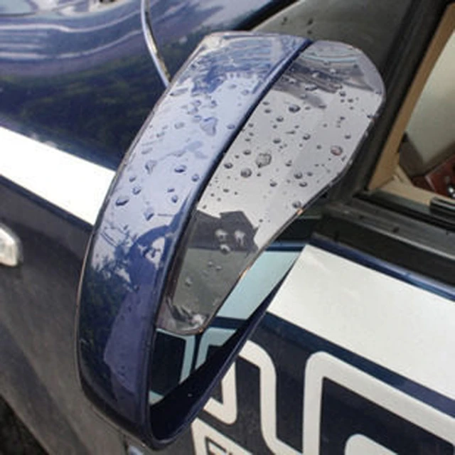 VODOOL 2Pcs PVC Auto Rückspiegel Aufkleber Regen Augenbraue Auto