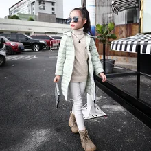 new Design Girls Boys Hooded Winter Coat Long Kids Thicken Children Down Parkas Spider Man Toddler Jackets Clothes 2-7y
