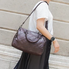 Boston ручная вместительная сумка для женщин кожаные сумки из овчины женские сумки известных брендов женские сумки через плечо для женщин Sac A основной