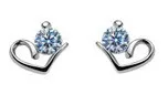 S925 svjewelry оптовая продажа от производителя корейские серьги в форме сердца с